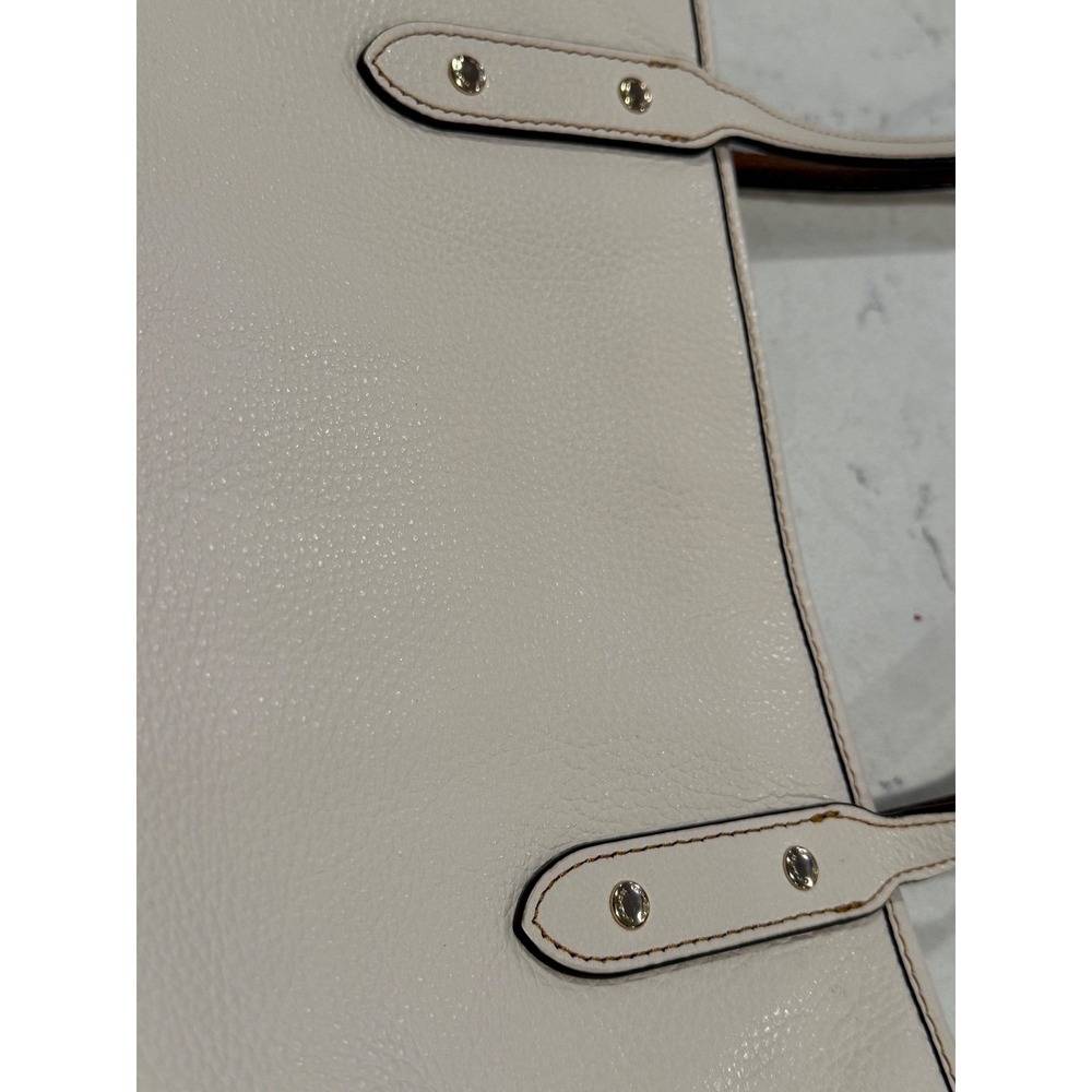 Coach x Disney Minnie Mouse White‎ Leather Tote Bag - Picture 12 of 17